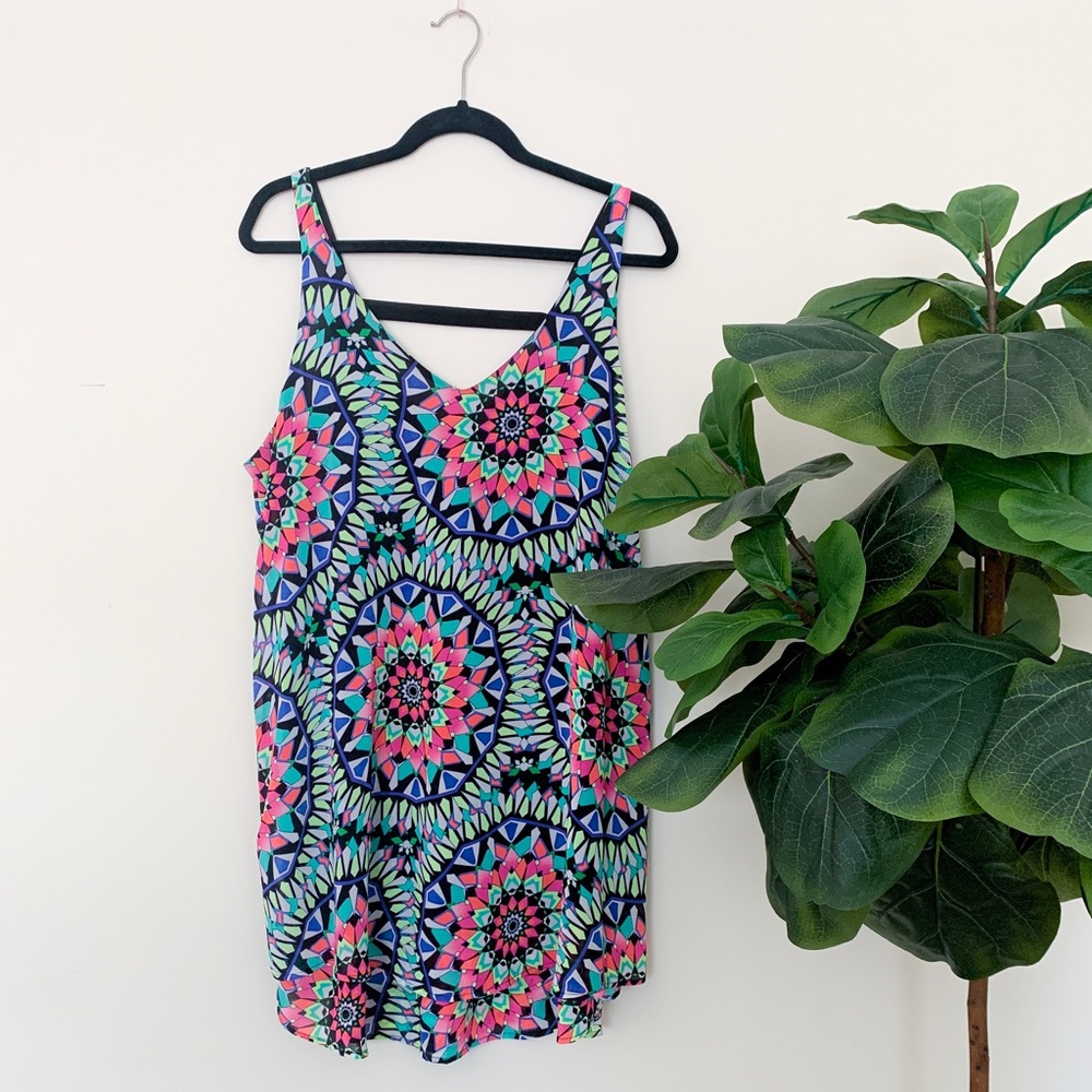 Multi-color Tunic Dress